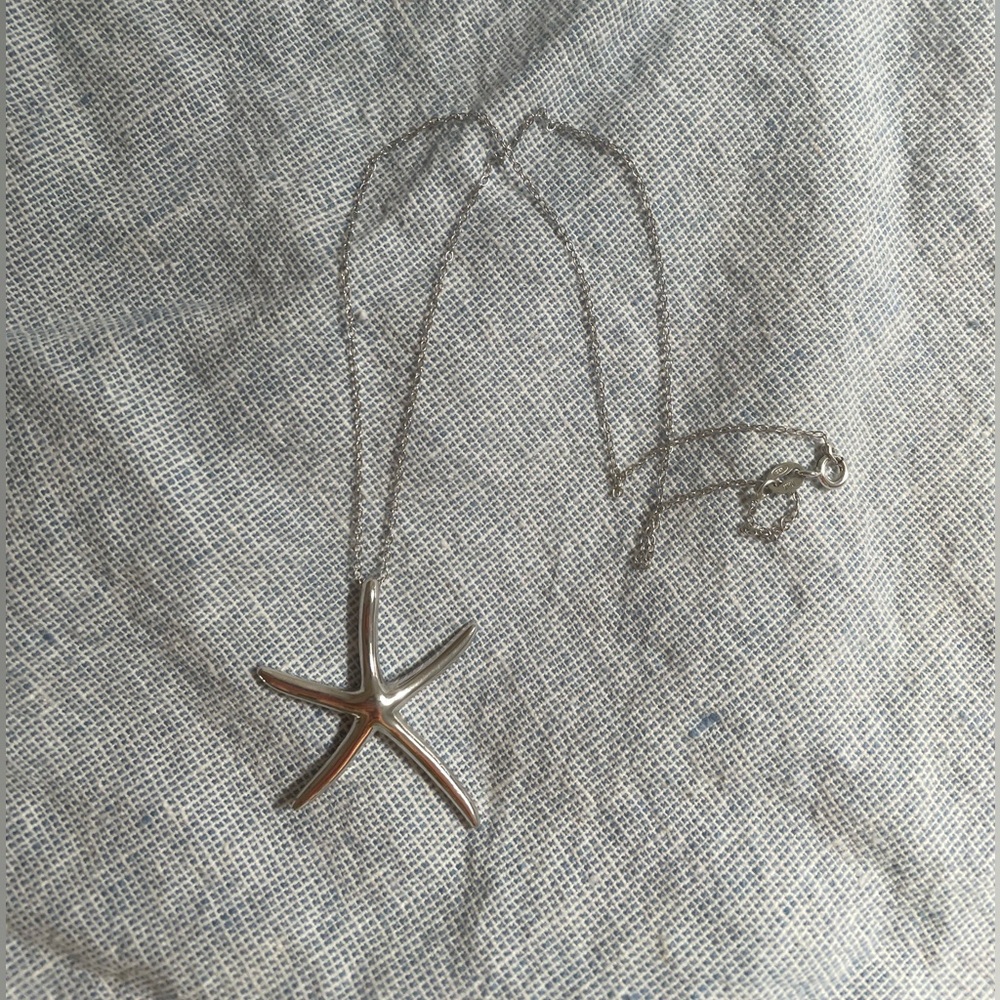 Sterling Silver Starfish Necklace NWOT